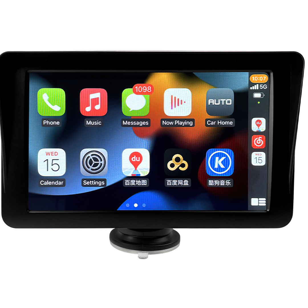 15322 Hicar หน้าจอ 7 นิ้ว หน้าจอcarplay +android auto เชื่อมต่อแบบไร้สายได้ รถรุ่นเก่าใช้ได้ทุกรุ่น