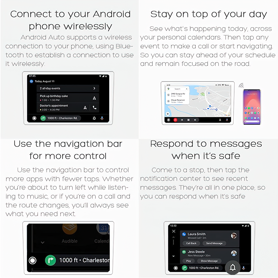 15322 Hicar หน้าจอ 7 นิ้ว หน้าจอcarplay +android auto เชื่อมต่อแบบไร้สายได้ รถรุ่นเก่าใช้ได้ทุกรุ่น